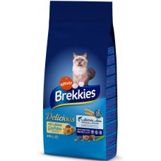 Brekkies Cat Delice Fish РЫБА сухой корм для кошек 20 кг (927436)